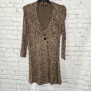 Fever leopard swing jacket